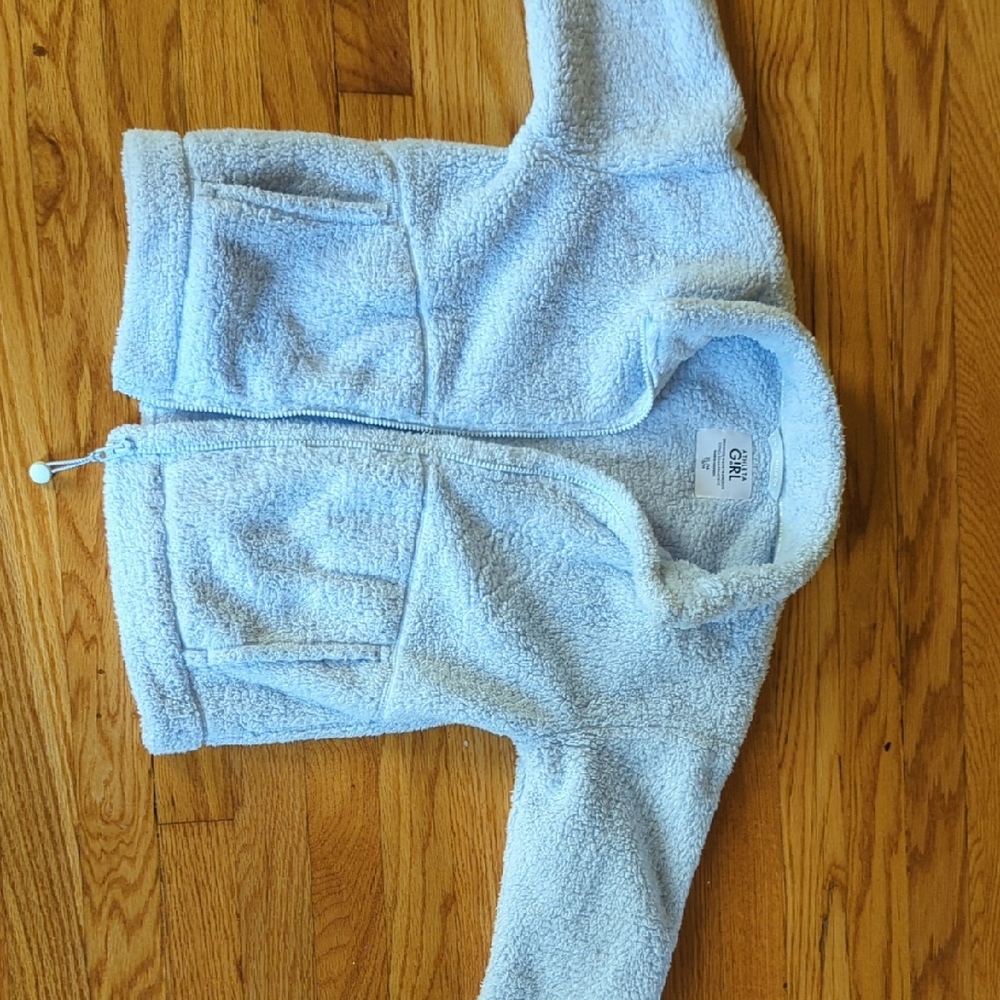 Athleta Kids Fleece Jacket - Light Blue